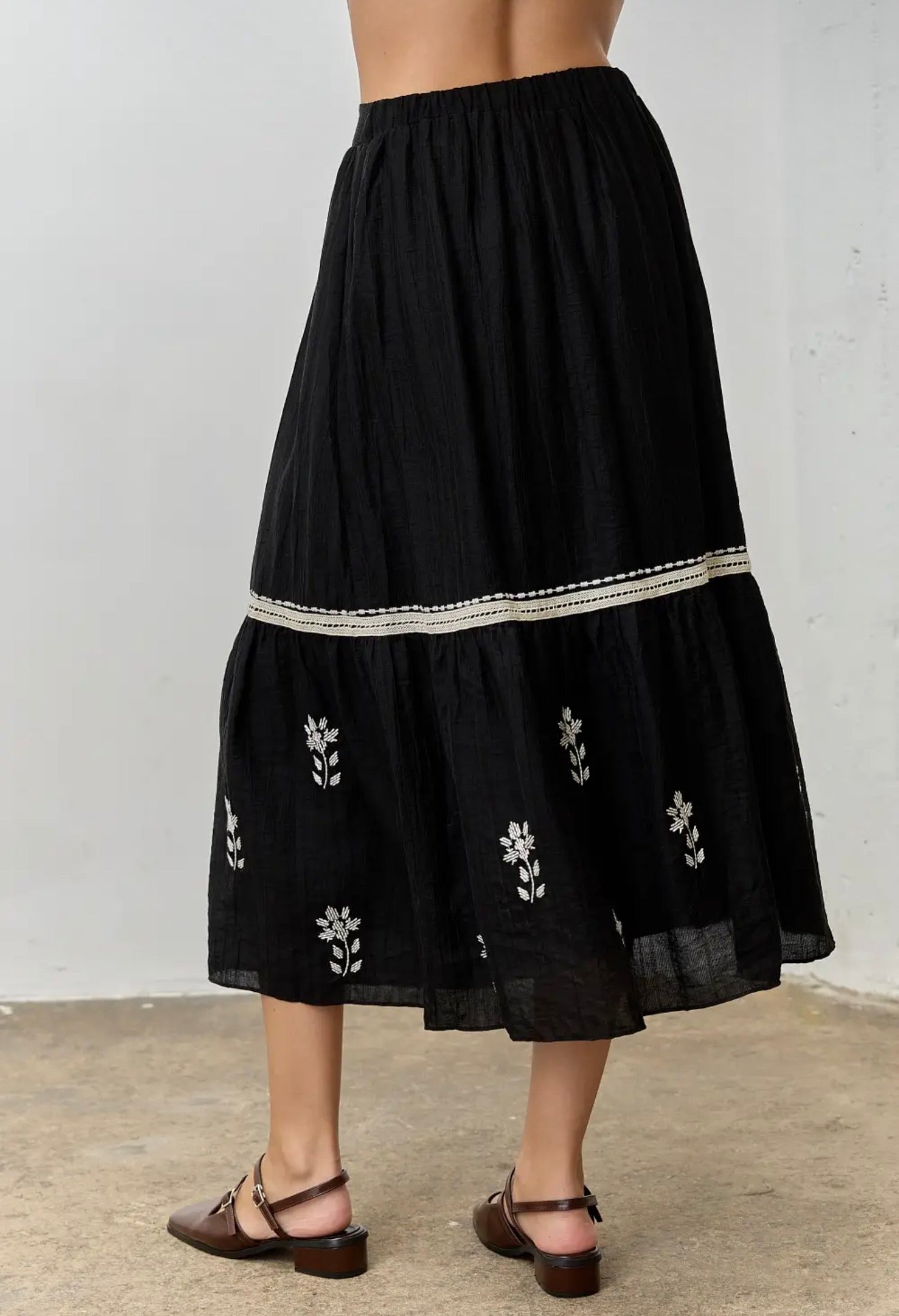 Zoe skirt in black