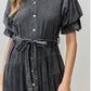 Luna Washed Maxi Shirt Dress