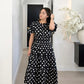 Sweet dots Dress in black