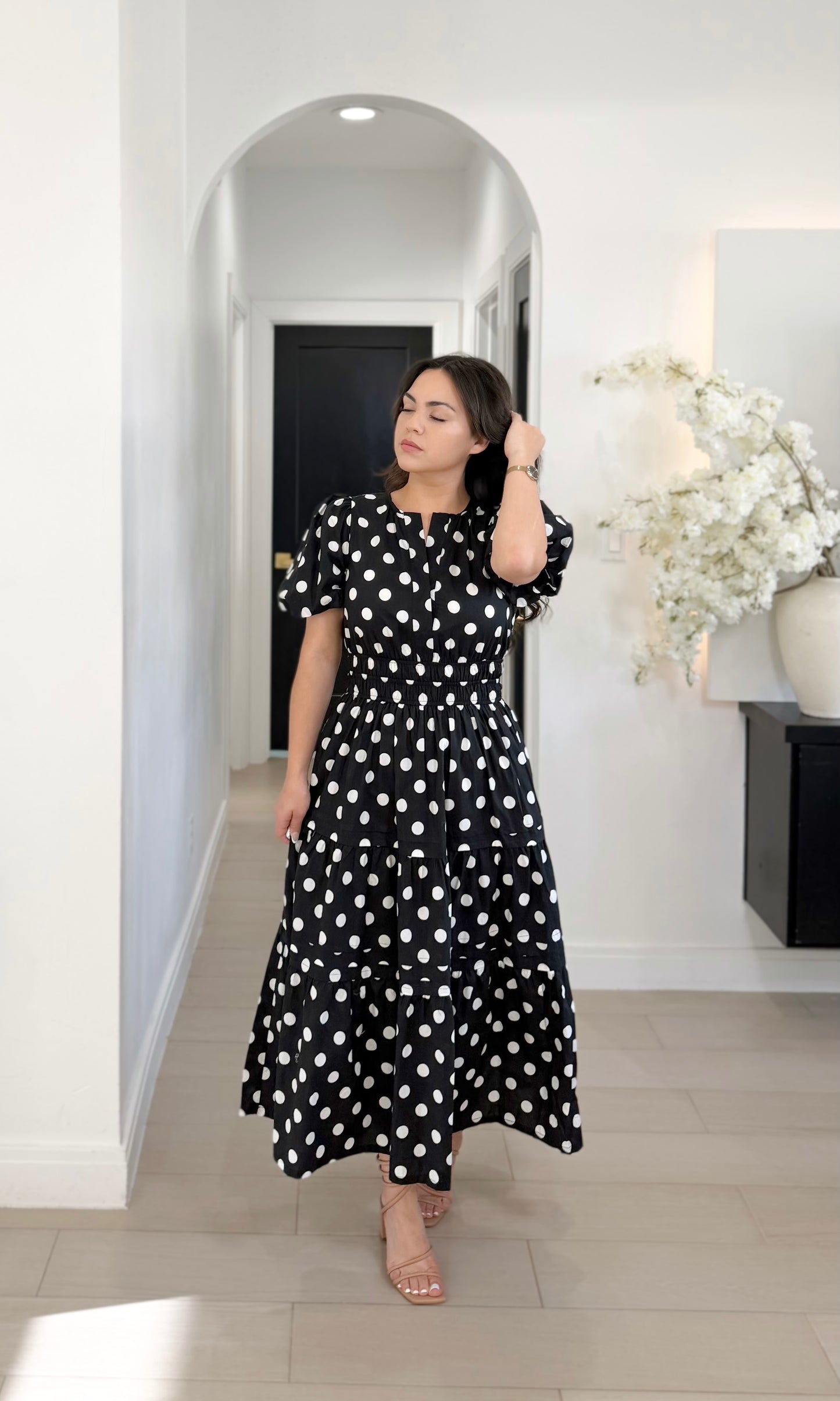 Sweet dots Dress in black