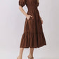 Ava brown dress