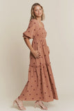 Daniela dress in mocha Mousse