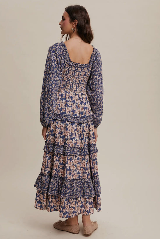 Lucia floral maxi dress