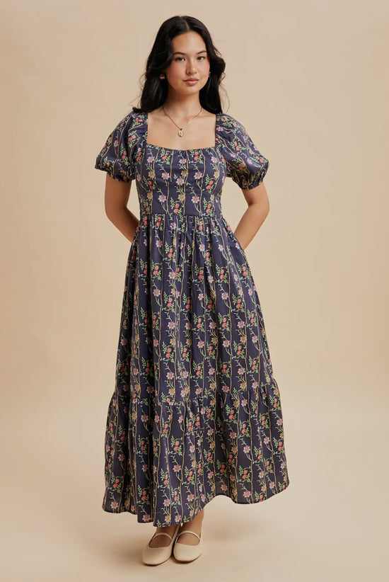 ALIA DRESS IN NAVY