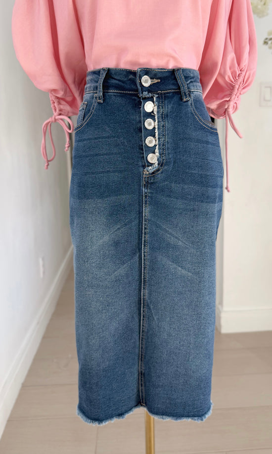 Denim skir