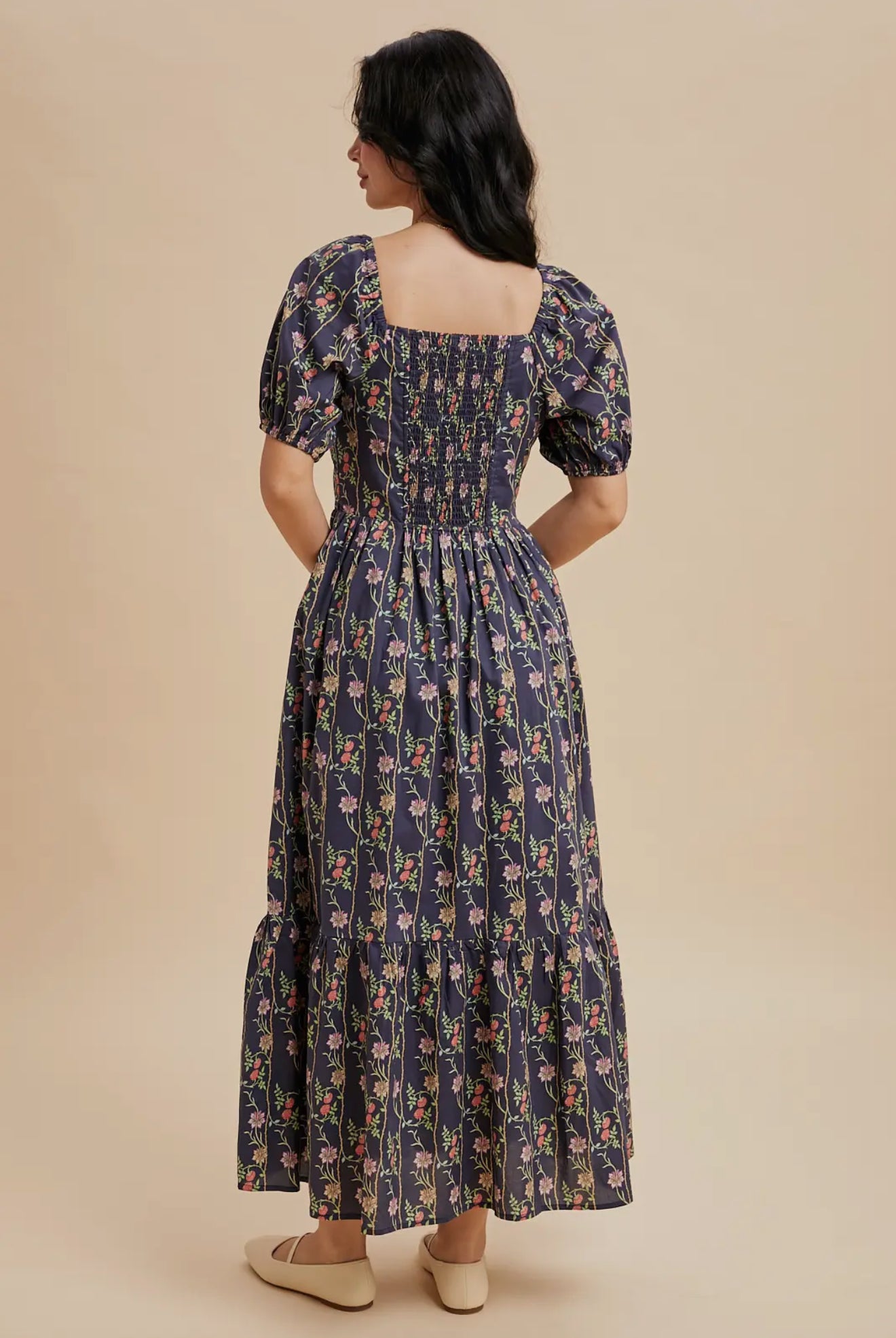 ALIA DRESS IN NAVY
