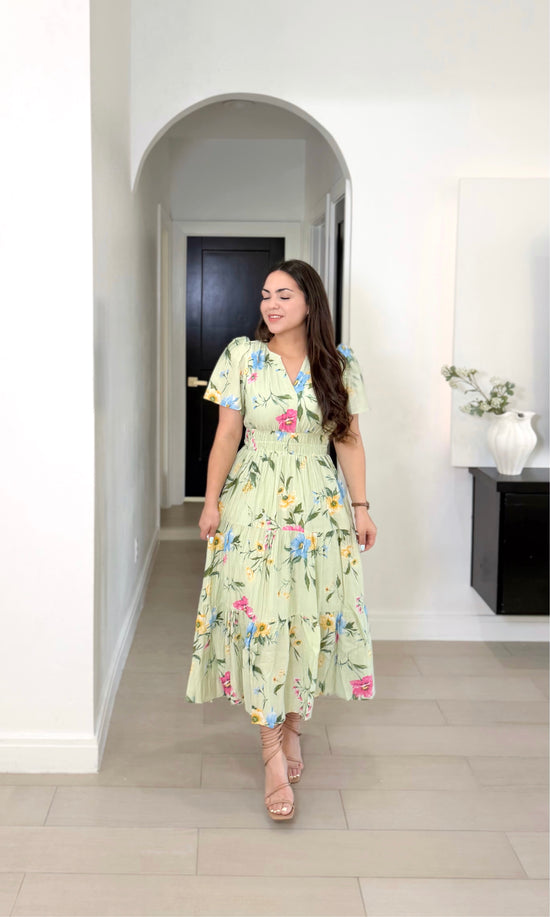 Celia floral dress