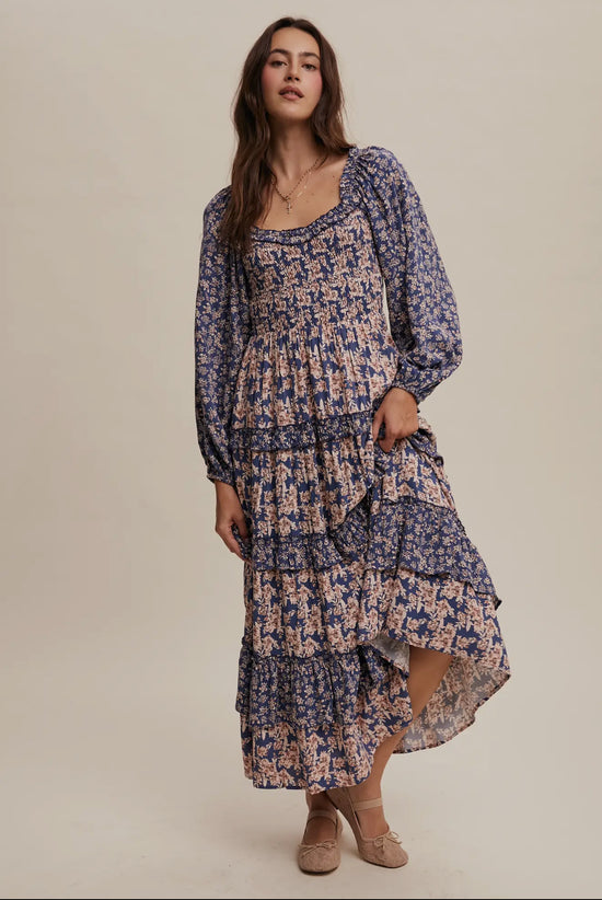 Lucia floral maxi dress