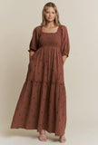 Daniela Dress in brown