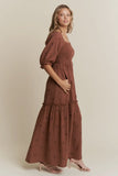 Daniela Dress in brown