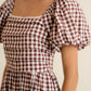 Dahlia Dress in brown