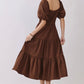 Ava brown dress