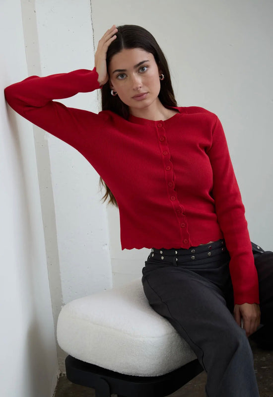 Cherry cardigan