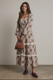 Samara floral maxi dress
