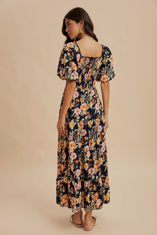 SALE (S) Lilly floral maxi Dress
