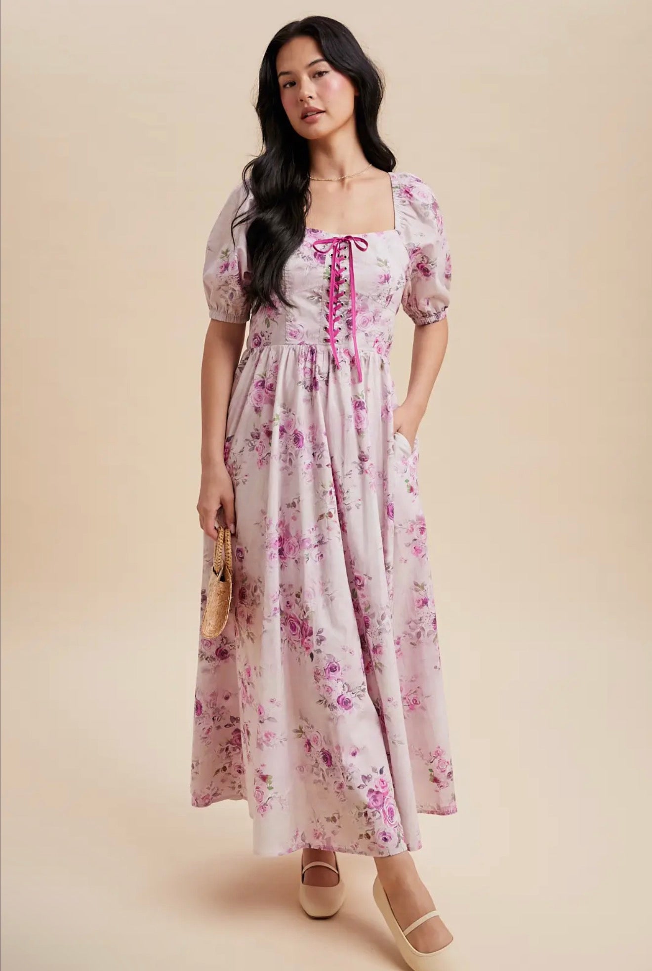 Bella dress in orchid