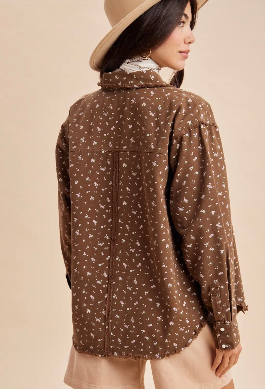 Florecitas brown jacket