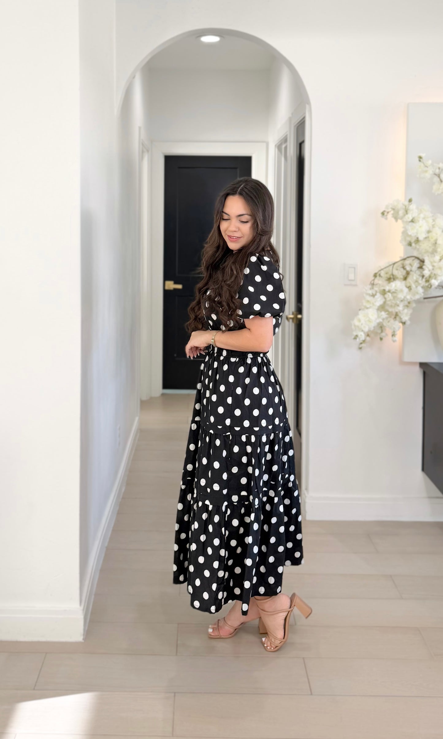Sweet dots Dress in black