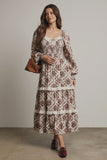 Samara floral maxi dress
