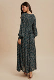 Ailany Smocked Floral Maxi Dress