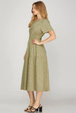 Polkadot sage Dress