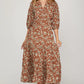 Thalia Rust Dress