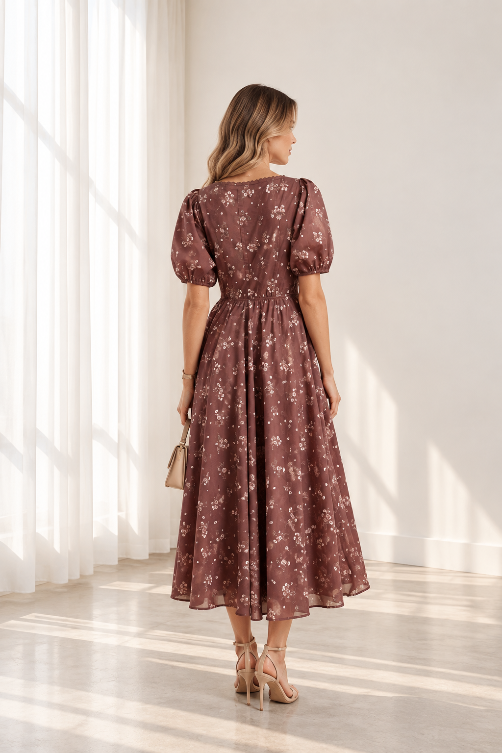 Yailin floral late dress
