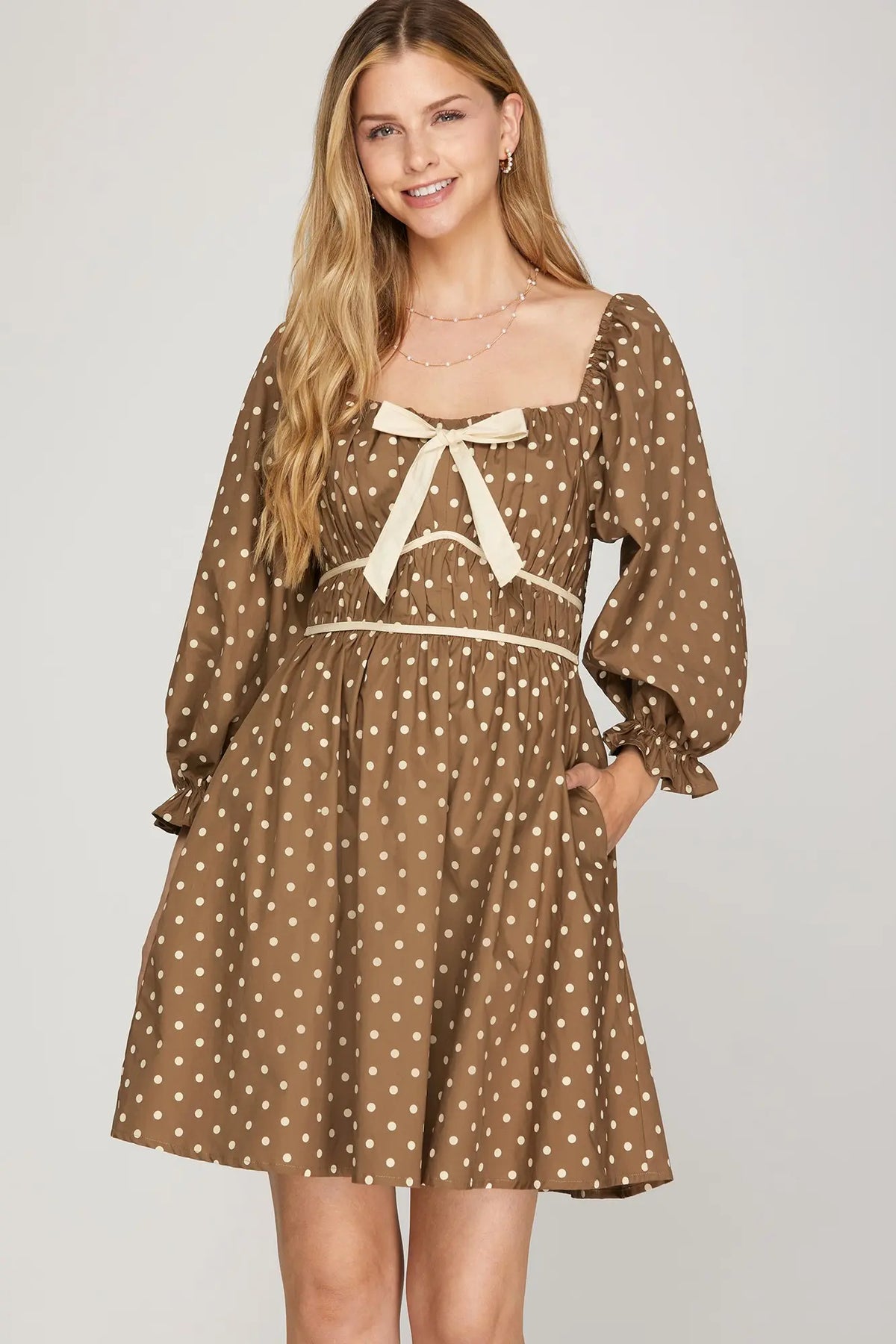 Lidia Polkadot dress