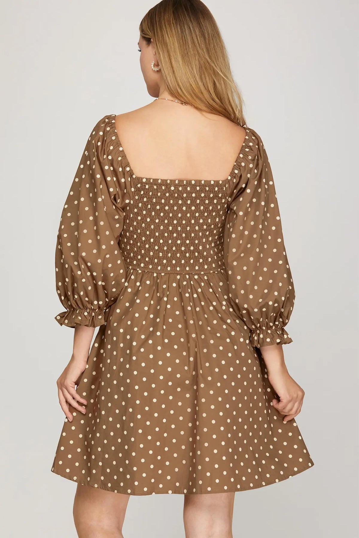 Lidia Polkadot dress
