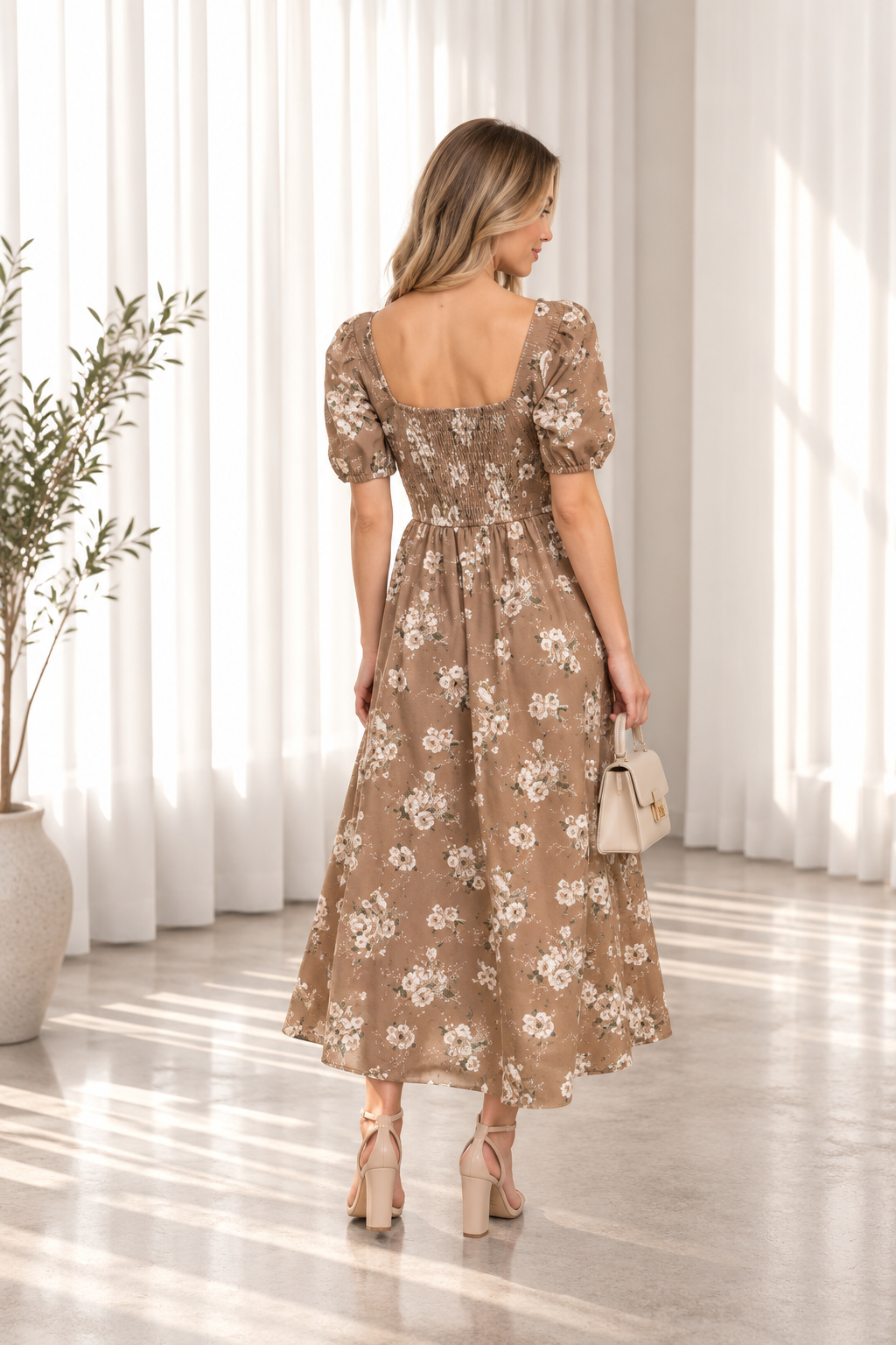 Mónica floral dress