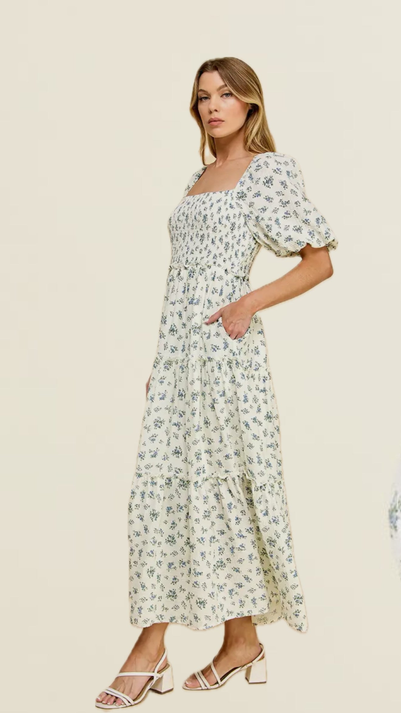 Adriana floral dress