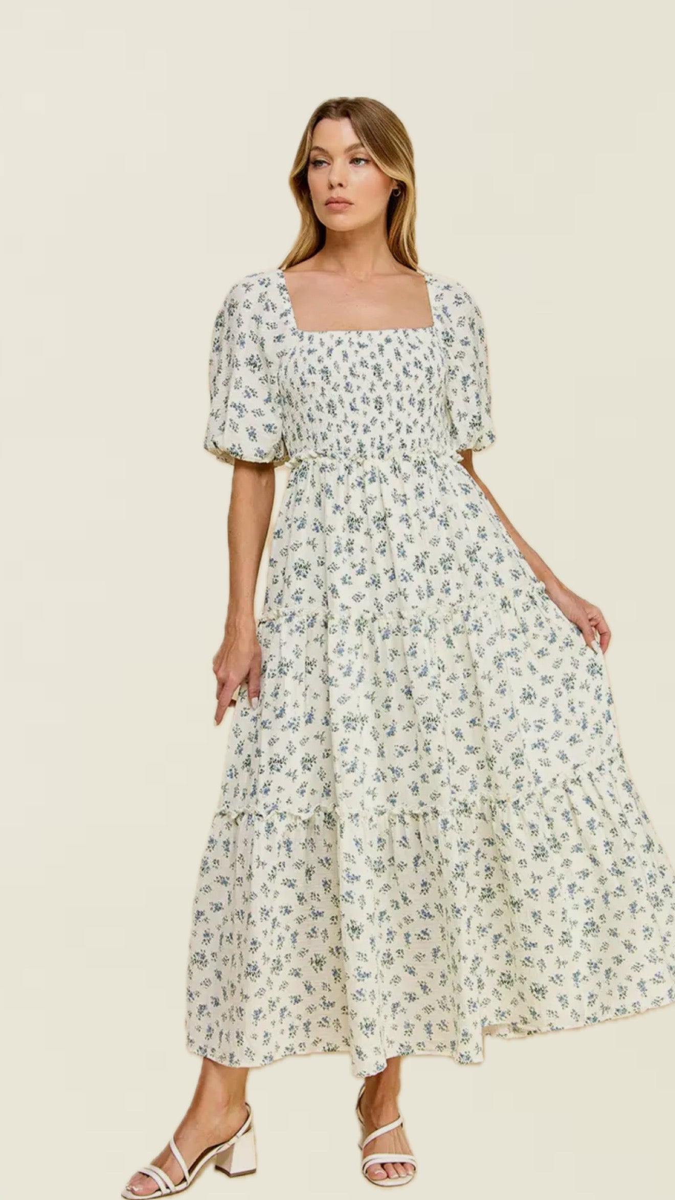 Adriana floral dress