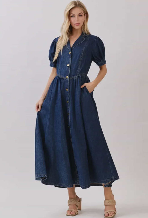 Denim dress