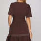 Lili brown dress