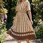 Paola brown dress