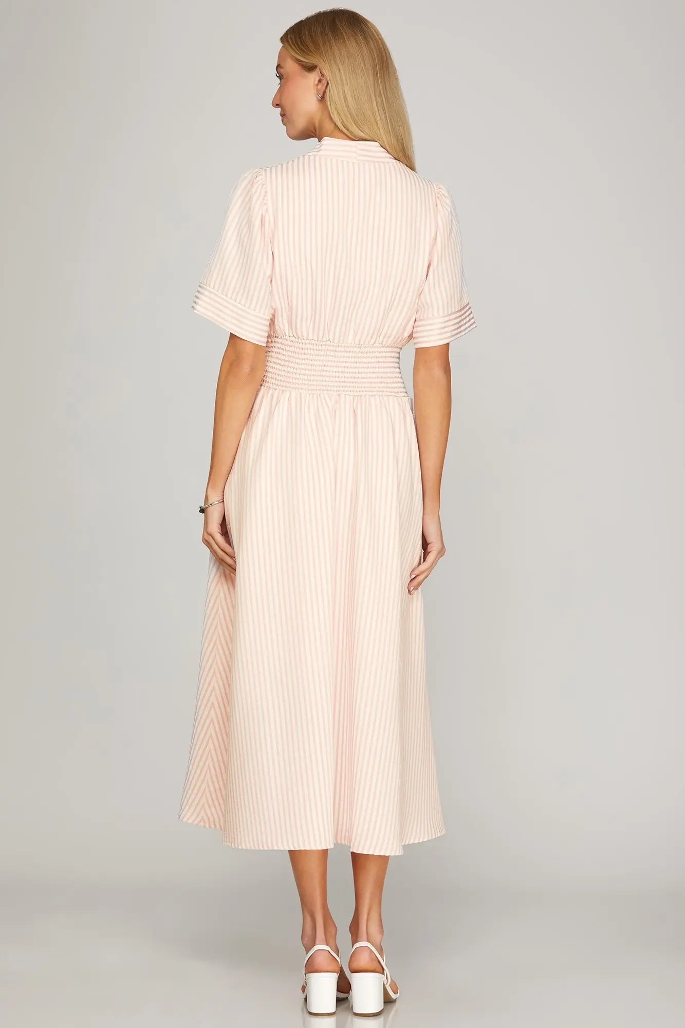 Perla light pink dress