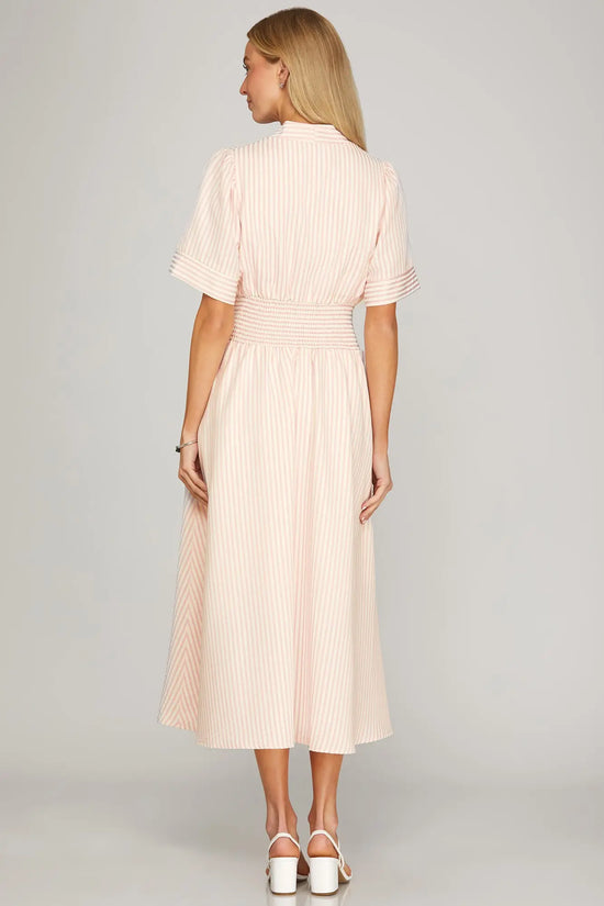 Perla light pink dress