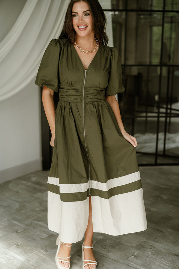 Danny Dress in olive