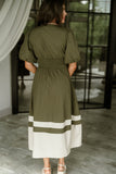 Danny Dress in olive