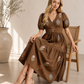 Katy dress in brown