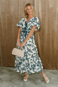 Elva dress in blue navy