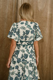 Elva dress in blue navy