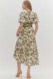 Elva dress in green