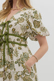 Elva dress in green