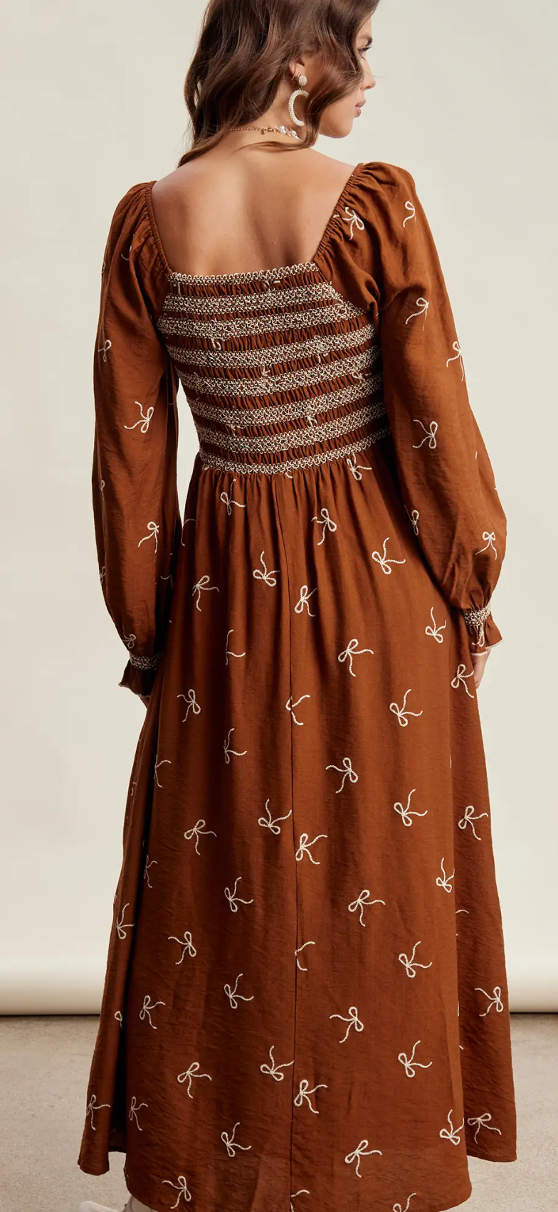 Bow maxi dress